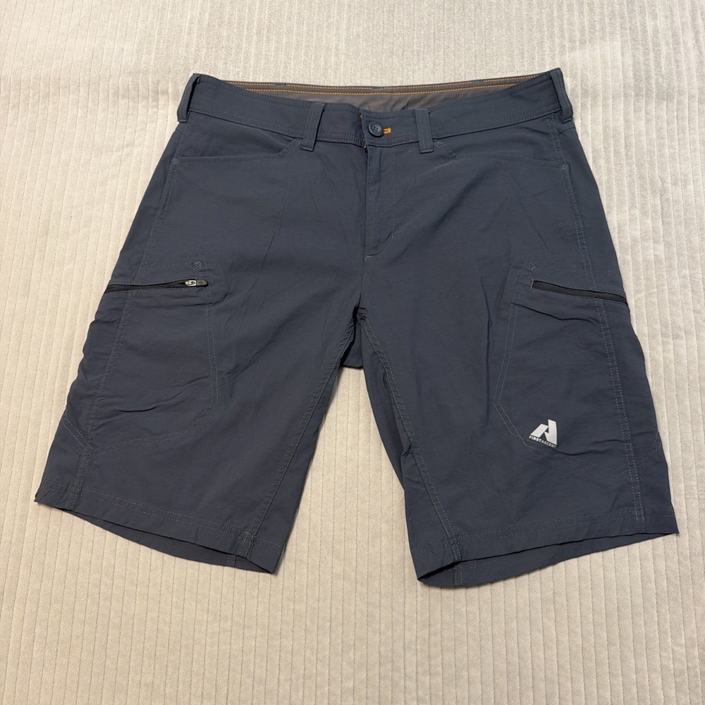 Eddie Bauer Shorts Mens 36 First Ascent Cargo Gray 11 Inch Inseam